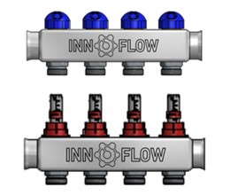 Коллектор с расходомерами на 3 выхода  INNOFLOW