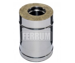Труба FERRUM Ø 115-200 L 0,5m (430/0,8mm)