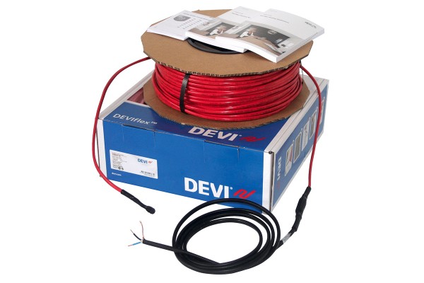 Нагревательный кабель DEVIflex 18T L 68 m - 6,5 m2