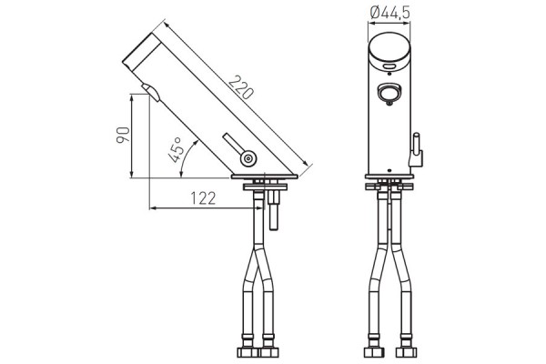 Смеситель FERRO Sensor MISTRAL BBB111