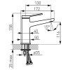 Смеситель FERRO STRATOS BSC2BL