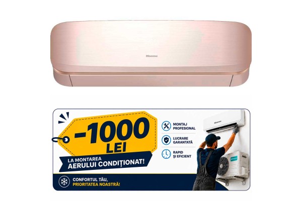 Hisense Fresh Air QJ25XJ3BG/EW 9000 BTU Gold